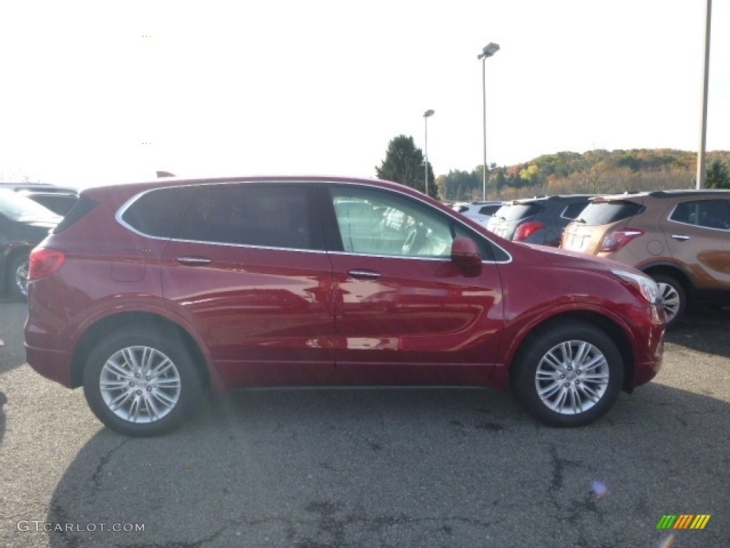 2017 Envision Preferred AWD - Chili Red Metallic / Light Neutral photo #8