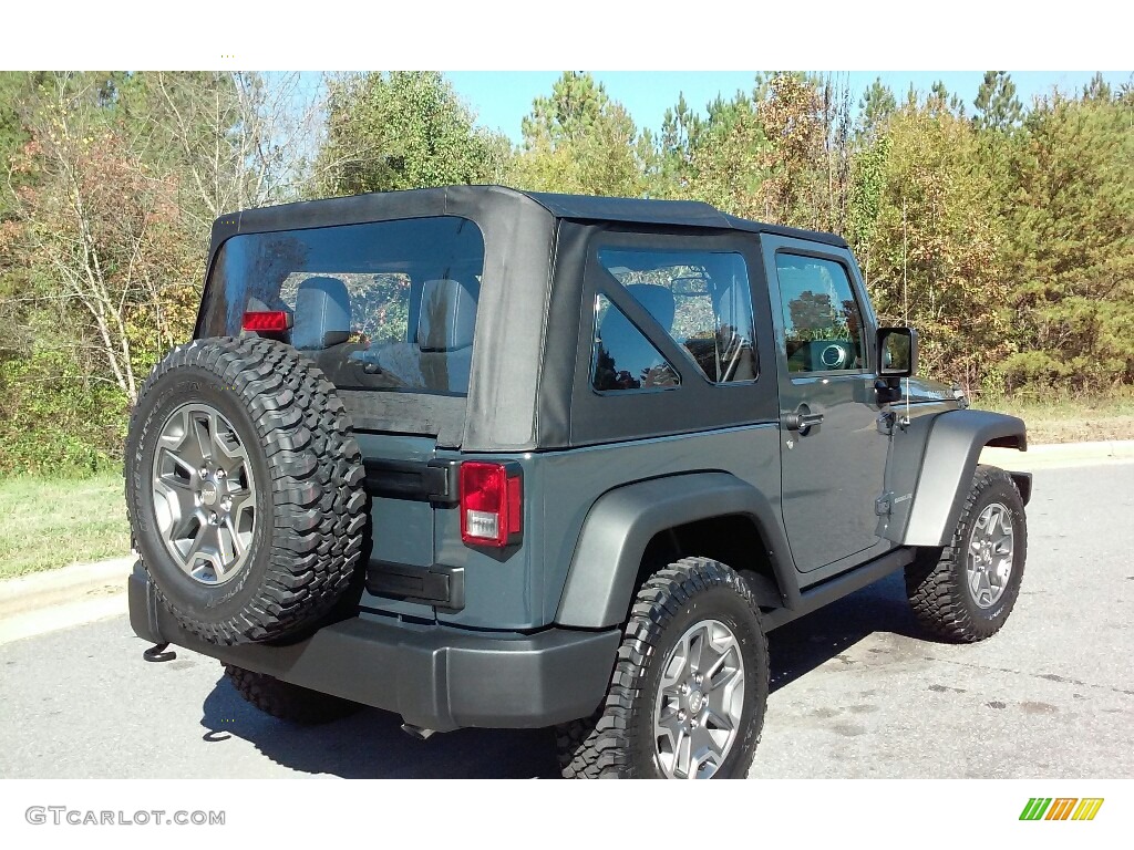 2017 Wrangler Rubicon 4x4 - Rhino / Black photo #6