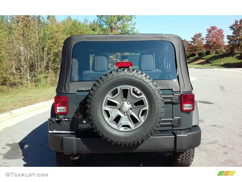 2017 Wrangler Rubicon 4x4 - Rhino / Black photo #7