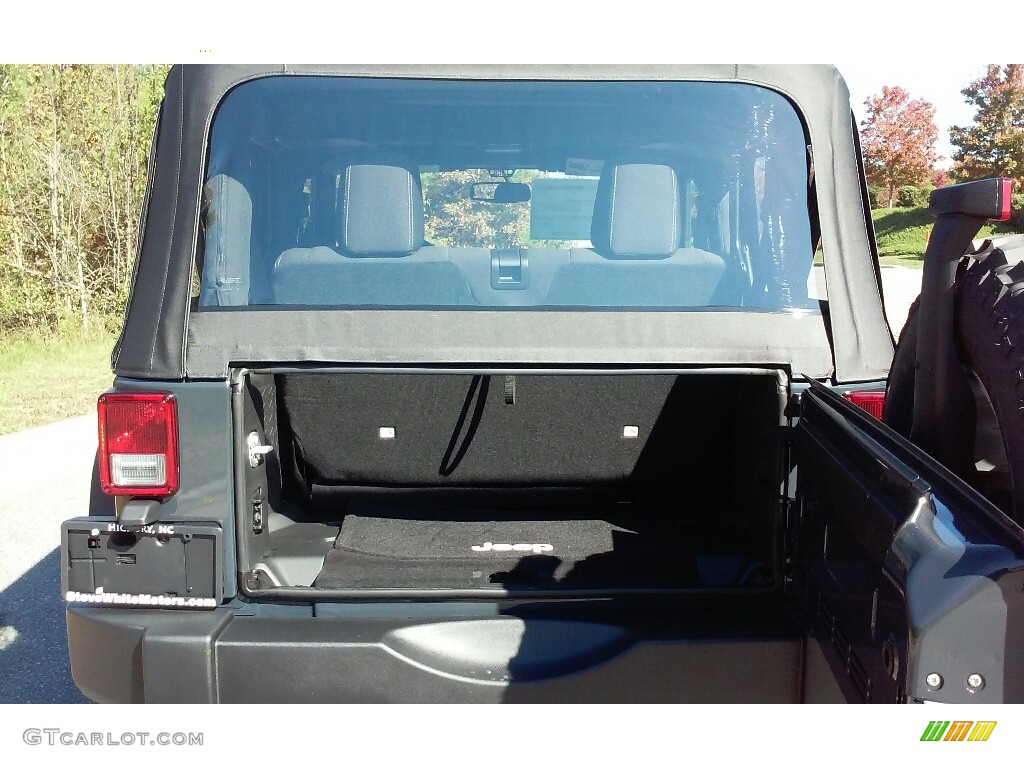 2017 Wrangler Rubicon 4x4 - Rhino / Black photo #11