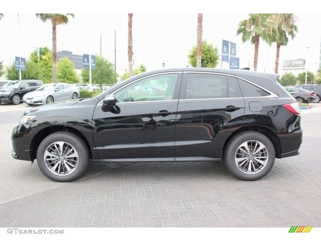 Crystal Black Pearl 2017 Acura RDX Advance AWD Exterior Photo #116723661