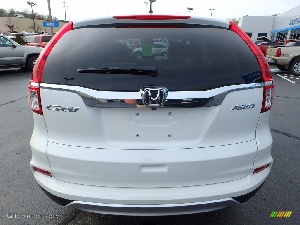 2015 CR-V EX AWD - White Diamond Pearl / Beige photo #6