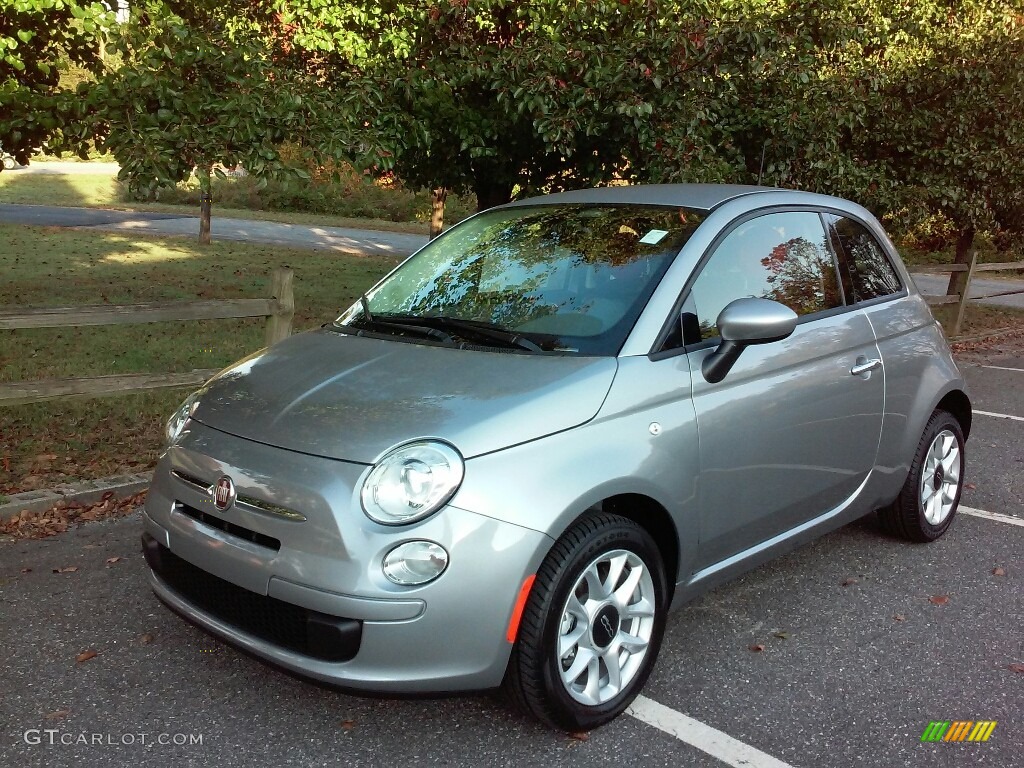 Billet Argento (Silver) 2017 Fiat 500 Pop Exterior Photo #116725455