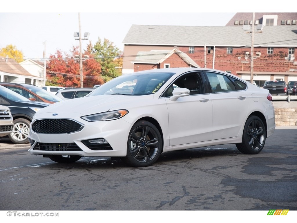 White Platinum Ford Fusion