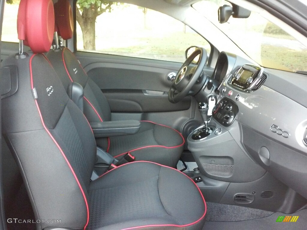 2017 Fiat 500 Pop Front Seat Photo #116725751