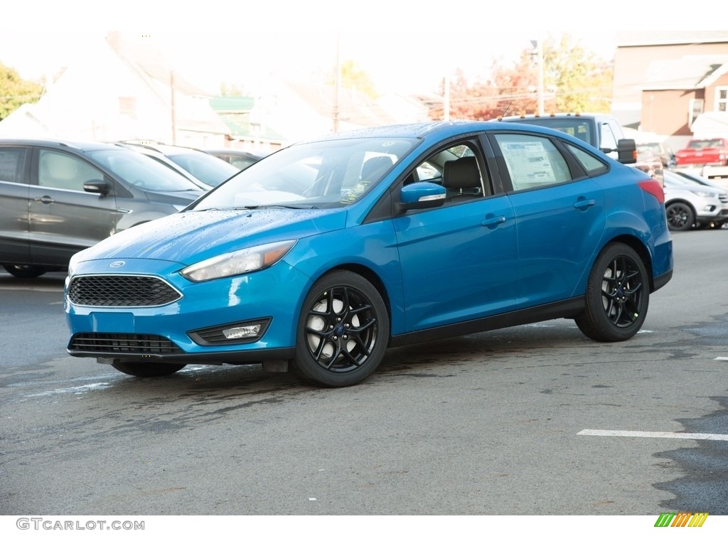 2016 Focus SE Sedan - Blue Candy / Charcoal Black photo #1