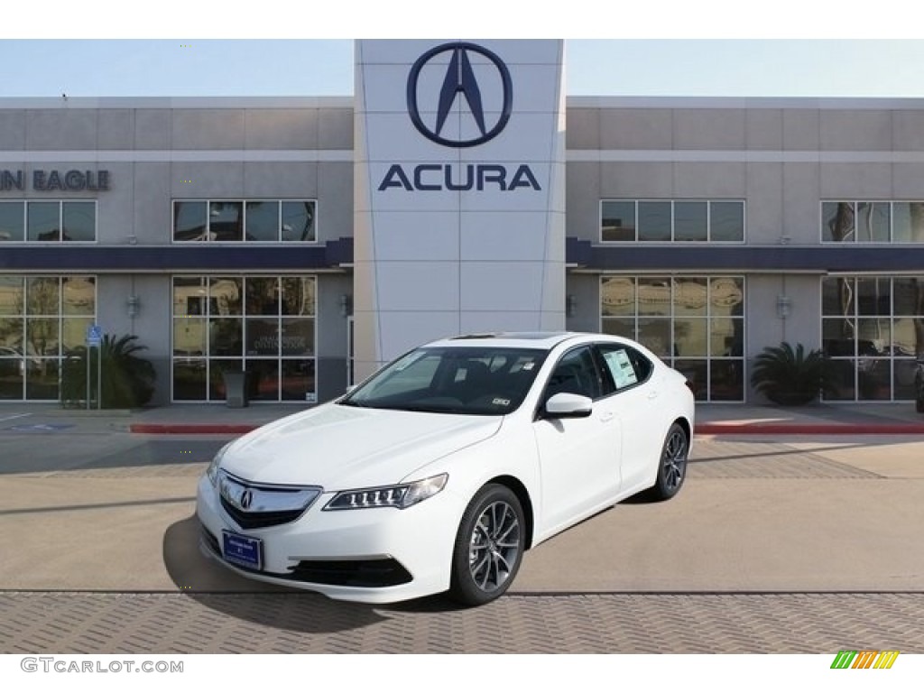 2017 TLX V6 SH-AWD Technology Sedan - Bellanova White Pearl / Espresso photo #3