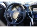 Espresso 2017 Acura TLX V6 SH-AWD Technology Sedan Steering Wheel