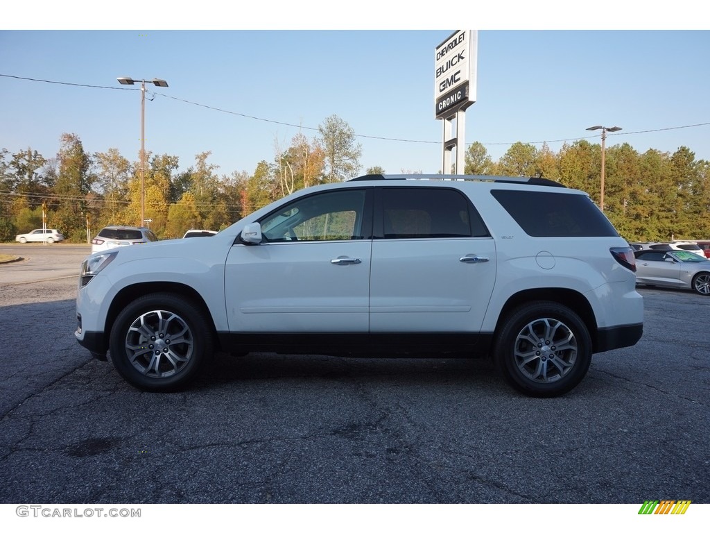 2016 Acadia SLT - Summit White / Dark Cashmere photo #4