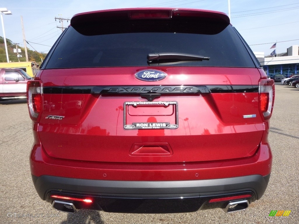 2017 Explorer Sport 4WD - Ruby Red / Ebony Black photo #3