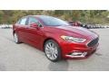 Ruby Red 2017 Ford Fusion Platinum AWD Exterior