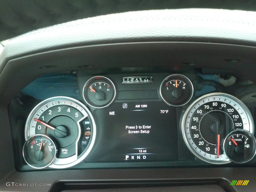 2017 Ram 3500 Laramie Crew Cab 4x4 Dual Rear Wheel Gauges Photo #116736529