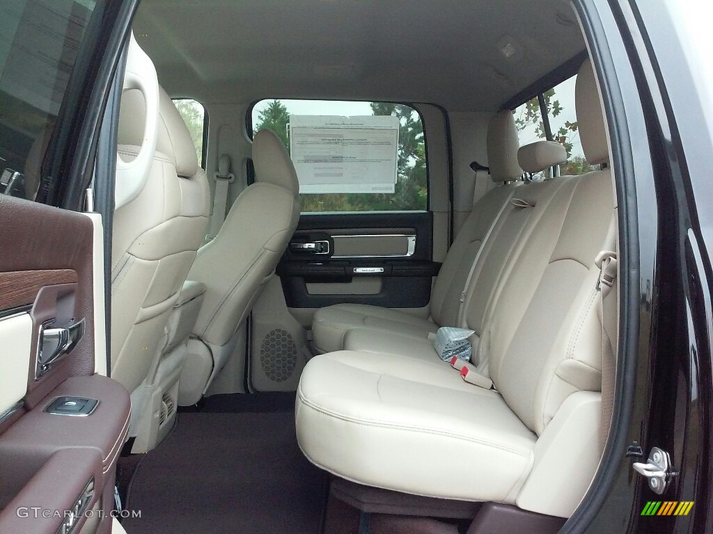 2017 3500 Laramie Crew Cab 4x4 Dual Rear Wheel - Brilliant Black Crystal Pearl / Canyon Brown/Light Frost Beige photo #15