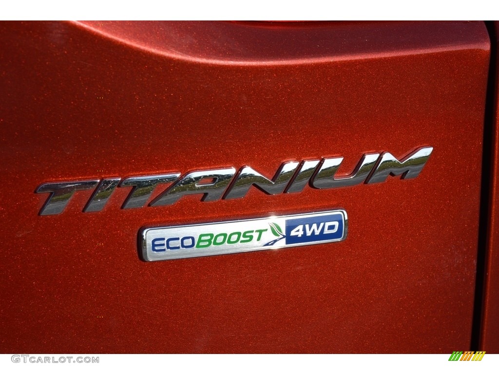 2015 Escape Titanium 4WD - Ruby Red Metallic / Charcoal Black photo #5