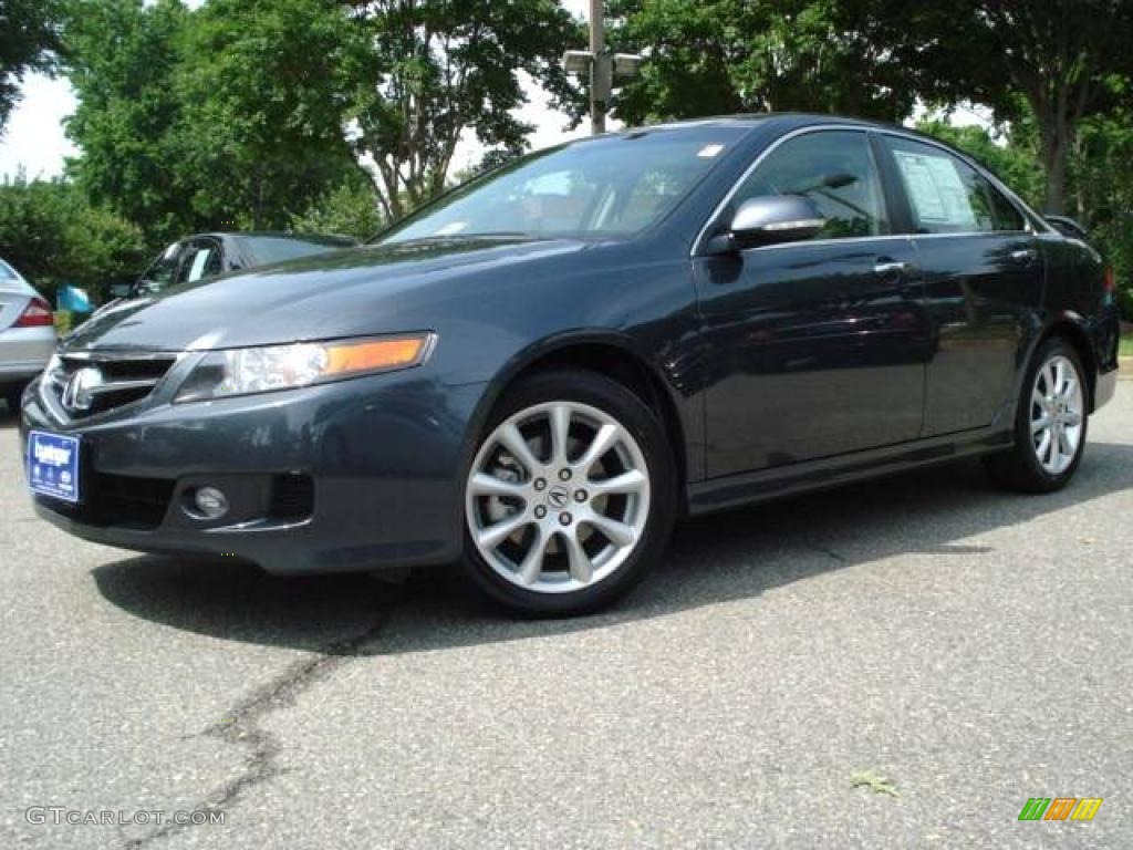 2008 TSX Sedan - Carbon Gray Pearl / Quartz Gray photo #2