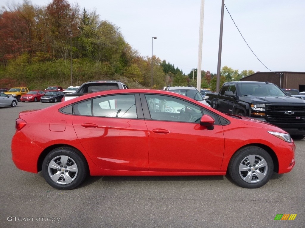 2017 Cruze LS - Red Hot / Jet Black photo #4