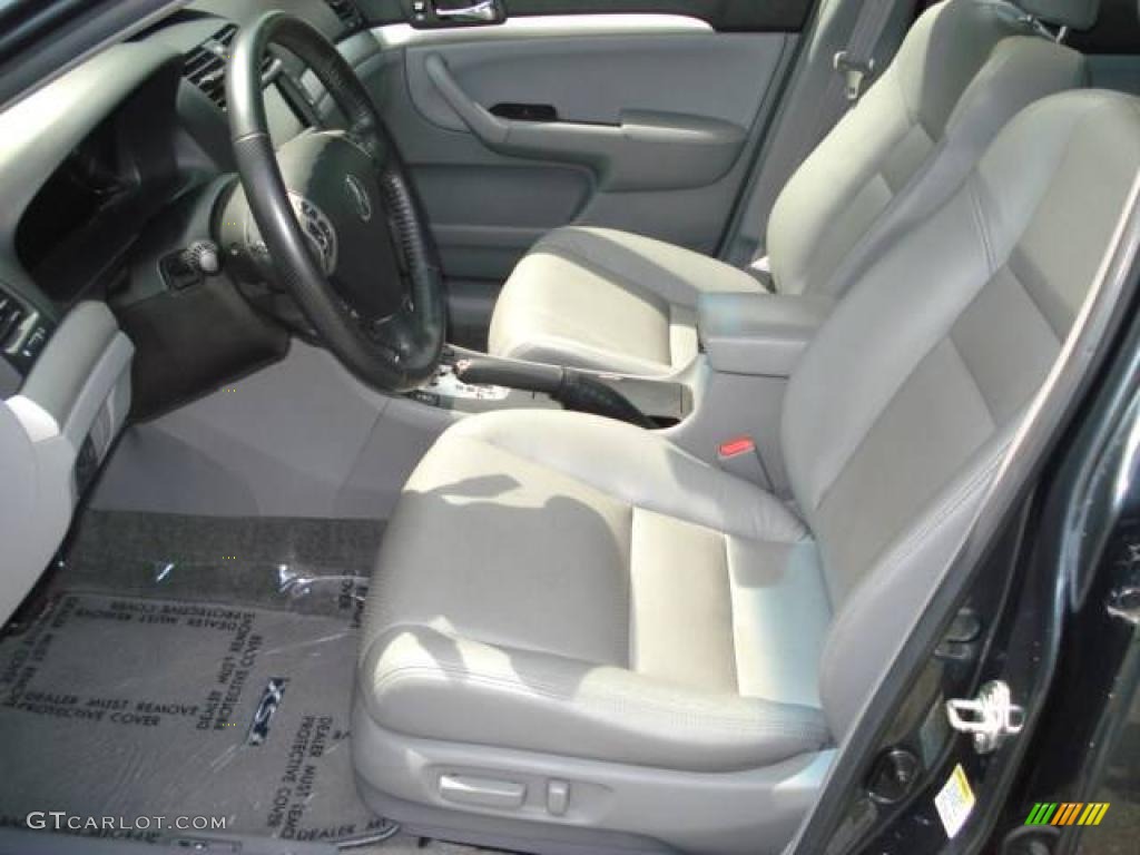 2008 TSX Sedan - Carbon Gray Pearl / Quartz Gray photo #9