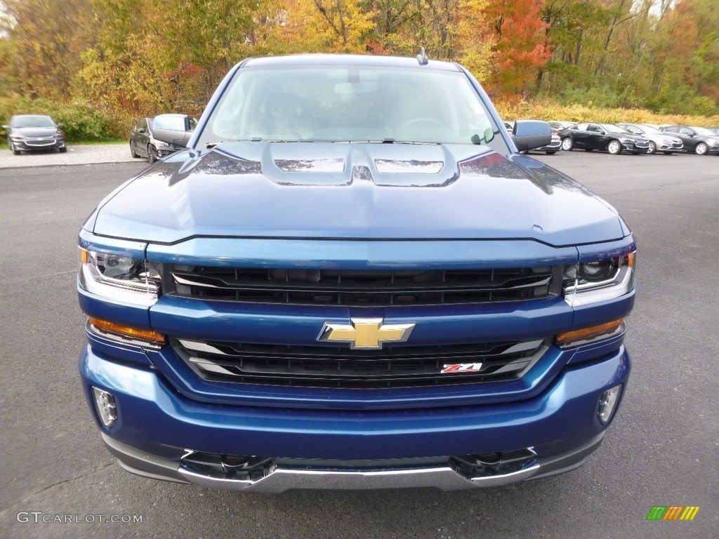 2017 Silverado 1500 LT Crew Cab 4x4 - Deep Ocean Blue Metallic / Jet Black photo #2