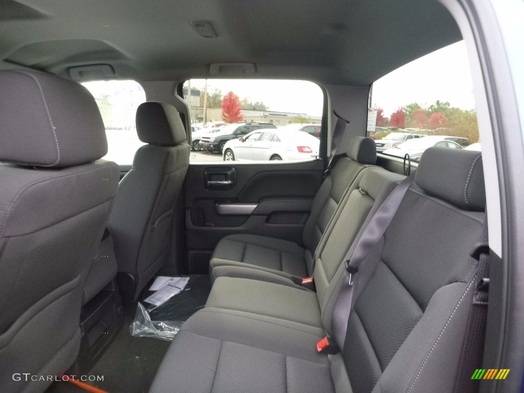 Jet Black Interior 2017 Chevrolet Silverado 1500 LT Crew Cab 4x4 Photo #116738530