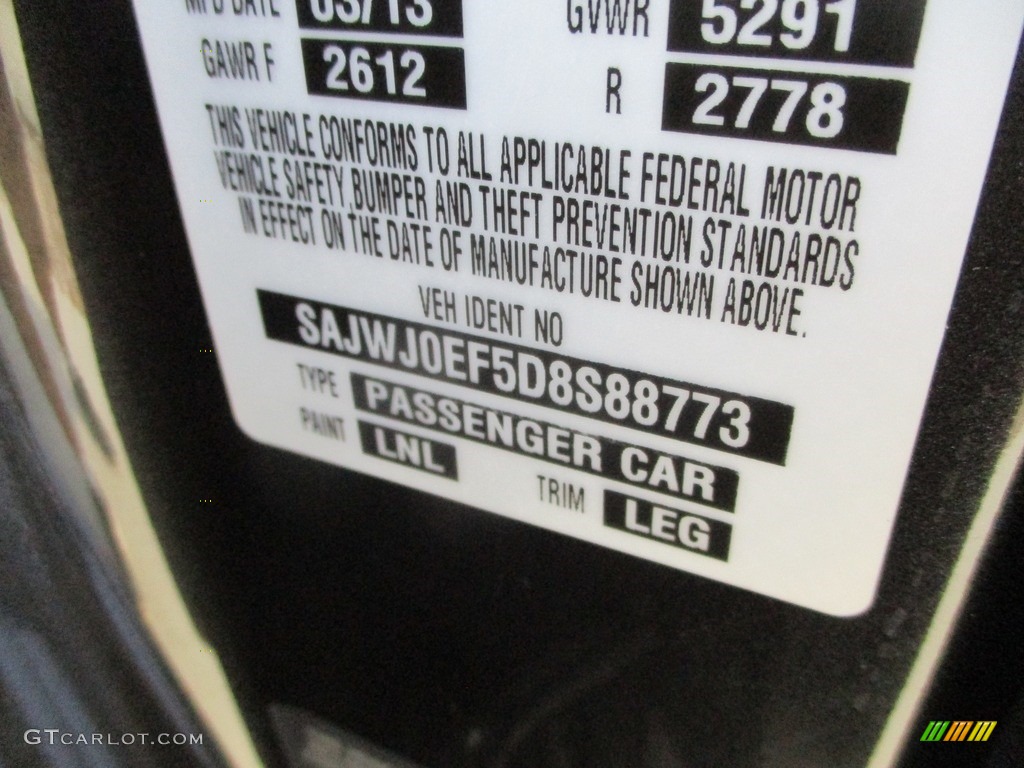2013 XF 3.0 AWD - Stratus Grey Metallic / Warm Charcoal photo #19