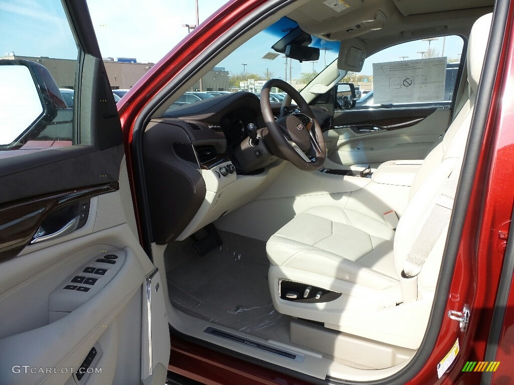 Shale/Cocoa Accents Interior 2017 Cadillac Escalade Premium Luxury 4WD Photo #116739691