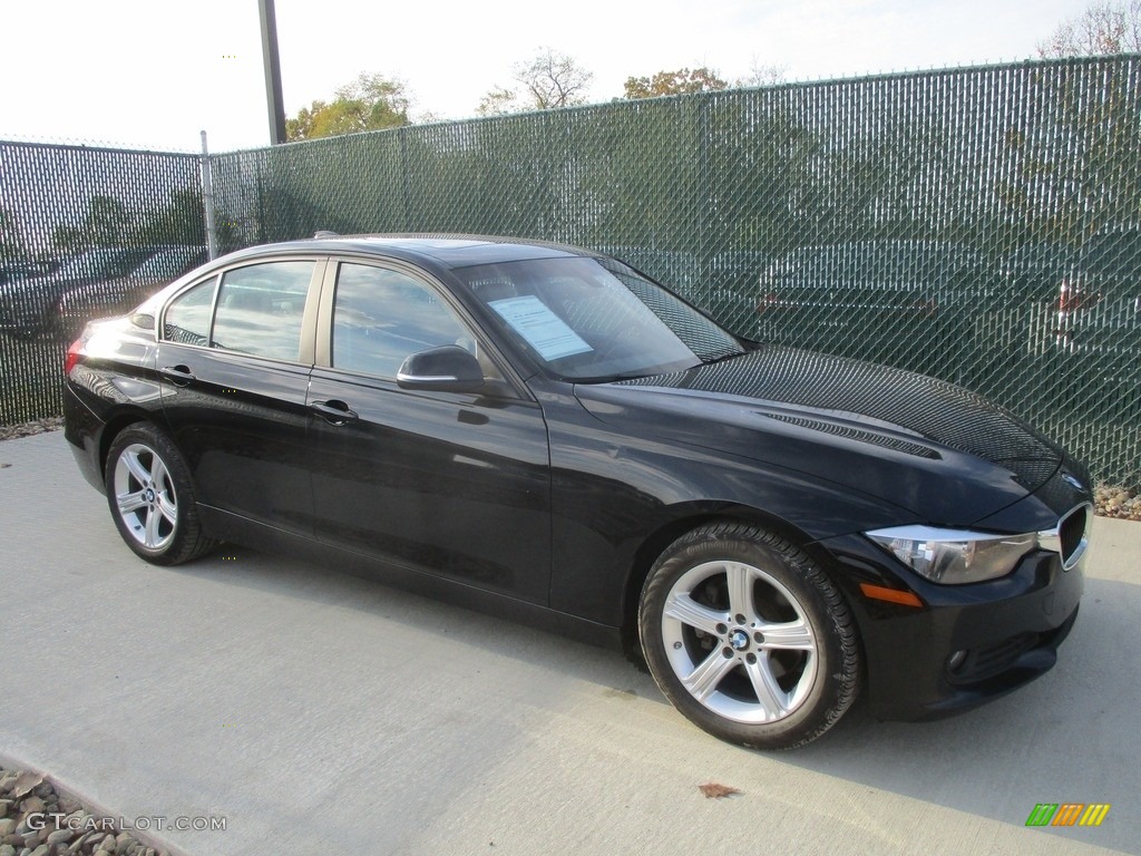 2014 3 Series 320i xDrive Sedan - Jet Black / Black photo #1