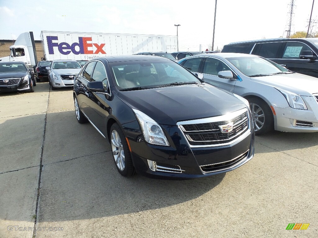Dark Adriatic Blue Metallic 2017 Cadillac XTS Luxury AWD Exterior Photo #116740093