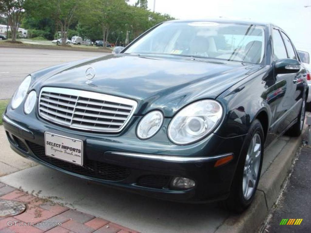 2006 E 350 Sedan - Everest Green Metallic / Stone photo #1