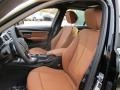 2017 BMW 3 Series Saddle Brown Interior Front Seat Photo