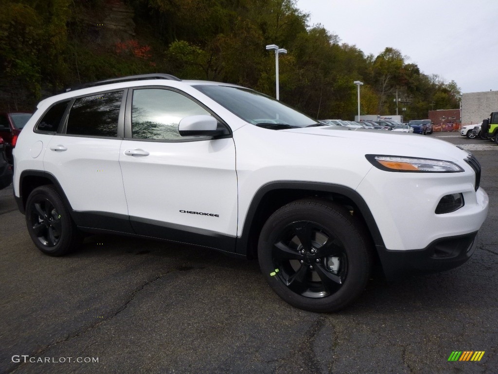 Bright White 2017 Jeep Cherokee High Altitude 4x4 Exterior Photo #116741410