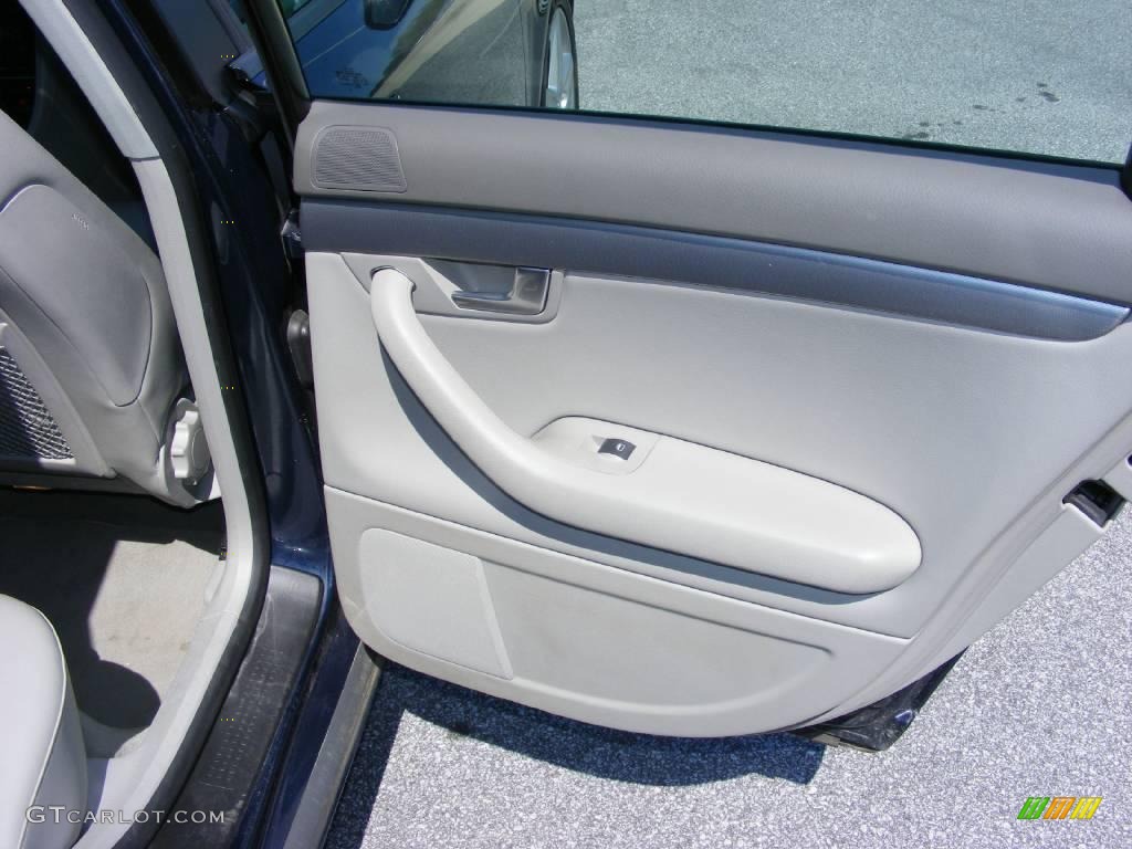 2005 A4 1.8T quattro Sedan - Moro Blue Pearl Effect / Platinum photo #16
