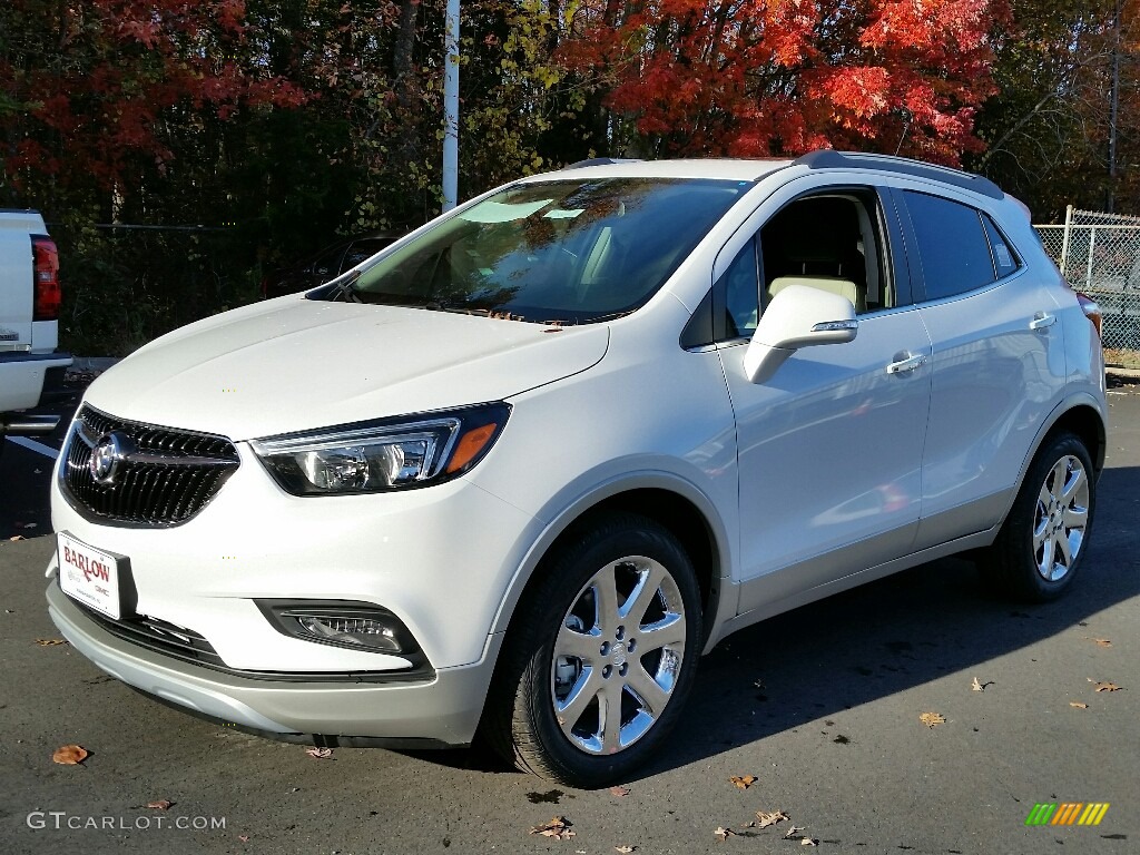 White Frost Tricoat Buick Encore