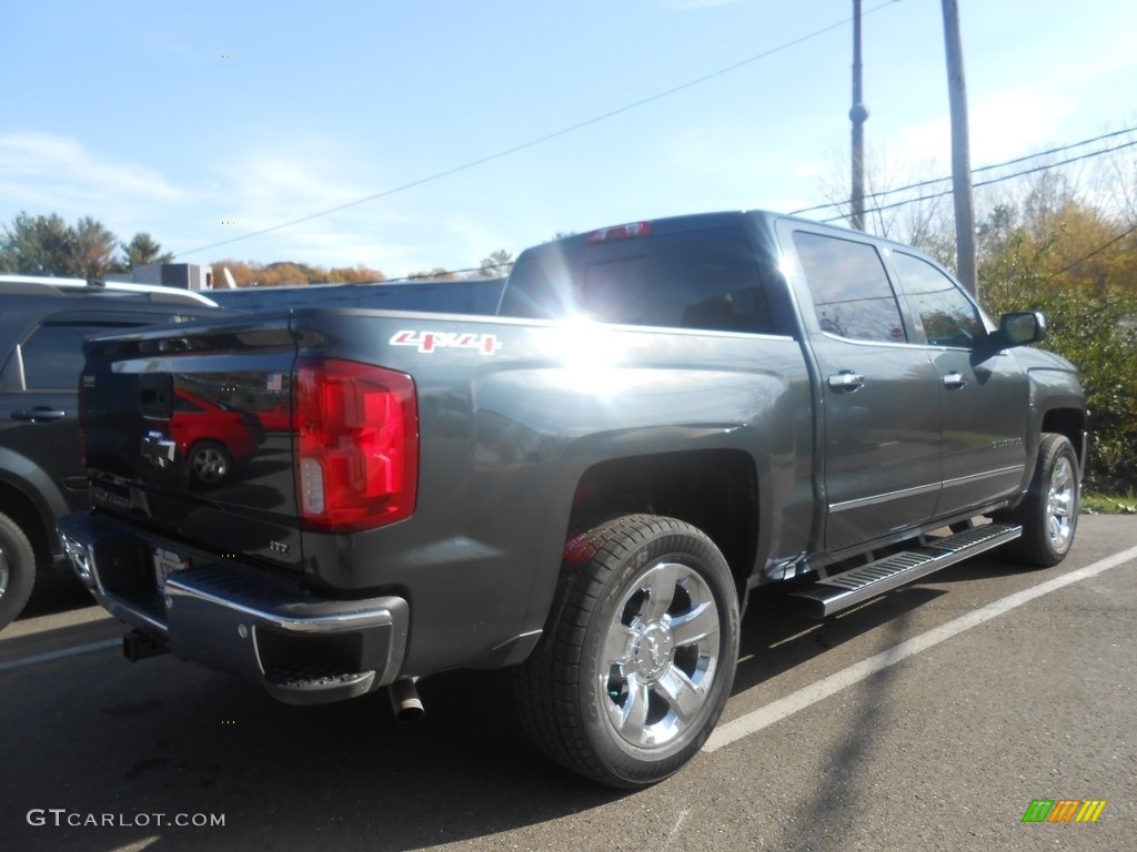 2017 Silverado 1500 LTZ Crew Cab 4x4 - Graphite Metallic / Dark Ash/Jet Black photo #4