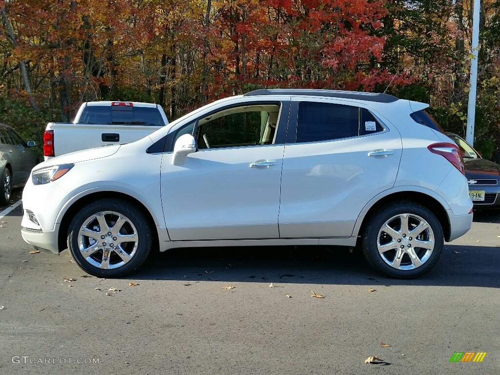 White Frost Tricoat 2017 Buick Encore Preferred II Exterior Photo #116742757