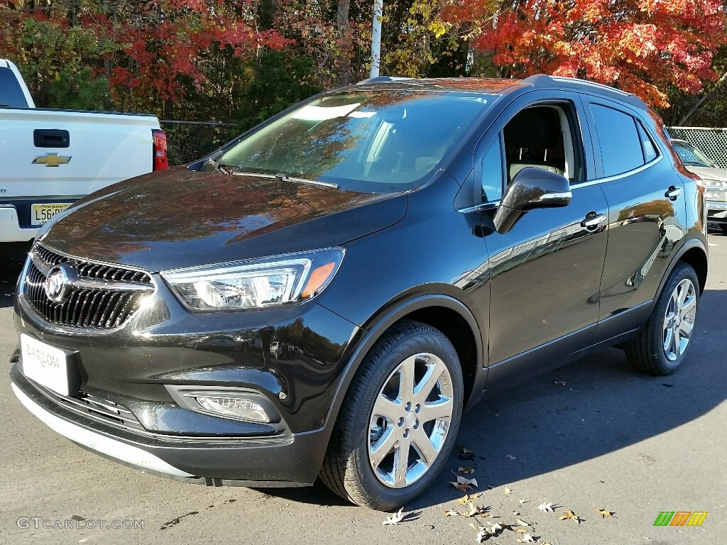 Ebony Twilight Metallic 2017 Buick Encore Preferred II Exterior Photo #116743030