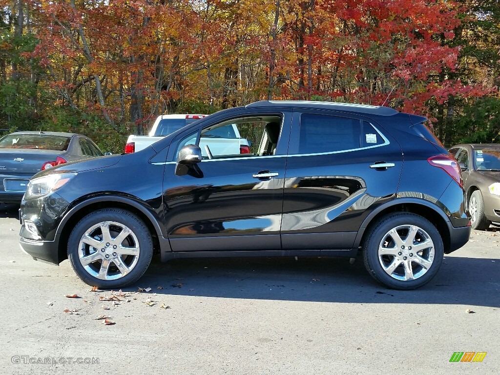 Ebony Twilight Metallic 2017 Buick Encore Preferred II Exterior Photo #116743102