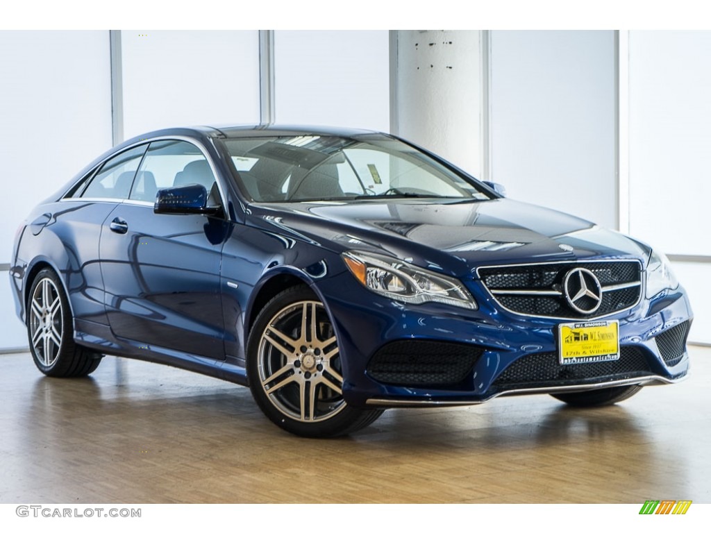 Brilliant Blue Metallic 2017 Mercedes-Benz E 400 Coupe Exterior Photo #116748577