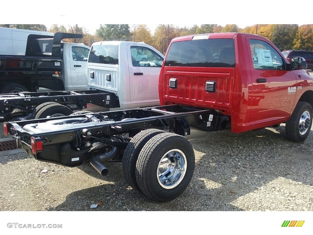 Flame Red 2017 Ram 3500 Tradesman Regular Cab 4x4 Chassis Exterior Photo #116749183