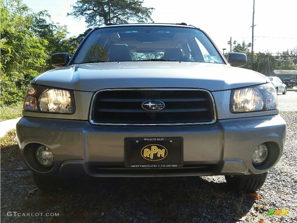 2005 Forester 2.5 XS L.L.Bean Edition - Crystal Gray Metallic / Beige photo #2