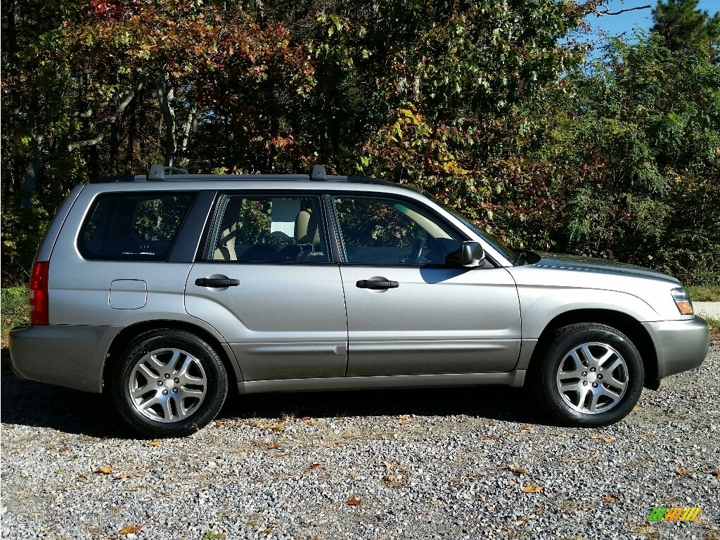 2005 Forester 2.5 XS L.L.Bean Edition - Crystal Gray Metallic / Beige photo #4