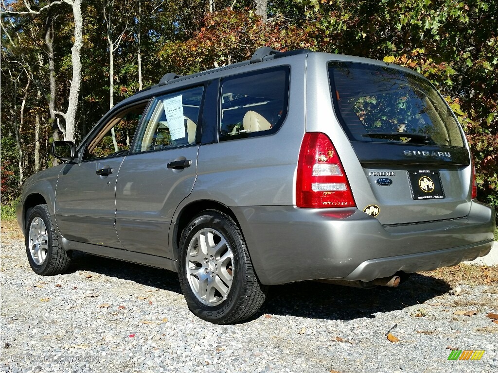 2005 Forester 2.5 XS L.L.Bean Edition - Crystal Gray Metallic / Beige photo #6