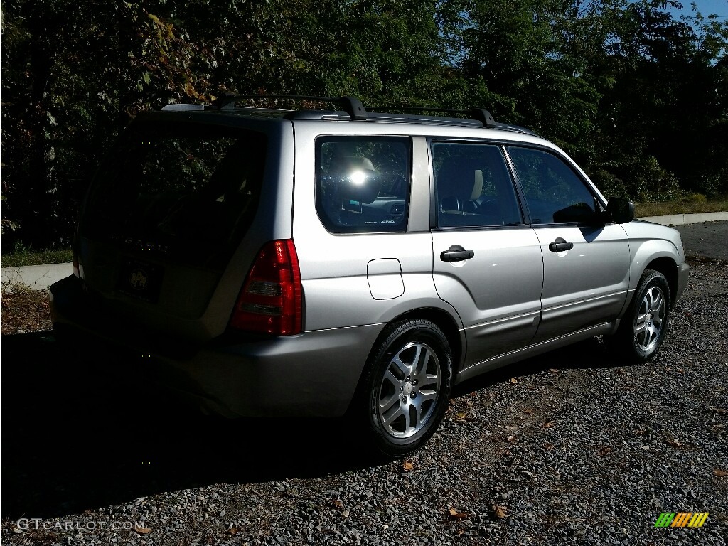 2005 Forester 2.5 XS L.L.Bean Edition - Crystal Gray Metallic / Beige photo #7