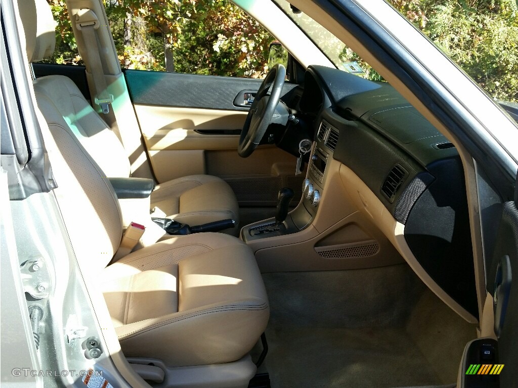 2005 Forester 2.5 XS L.L.Bean Edition - Crystal Gray Metallic / Beige photo #10