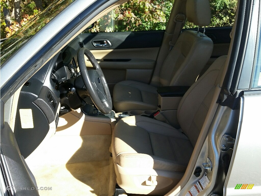2005 Forester 2.5 XS L.L.Bean Edition - Crystal Gray Metallic / Beige photo #19
