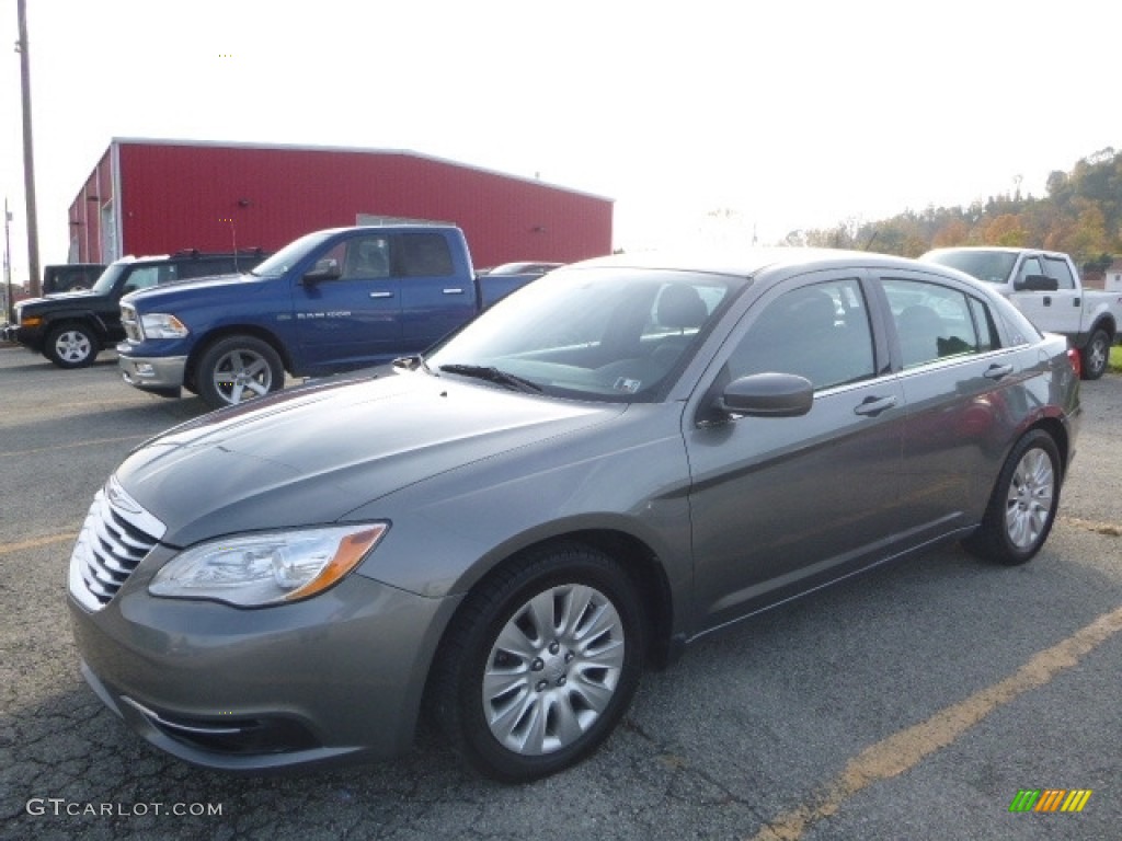 2013 200 LX Sedan - Billet Silver Metallic / Black/Light Frost Beige photo #1