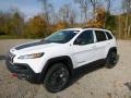 Bright White 2017 Jeep Cherokee Trailhawk 4x4 Exterior