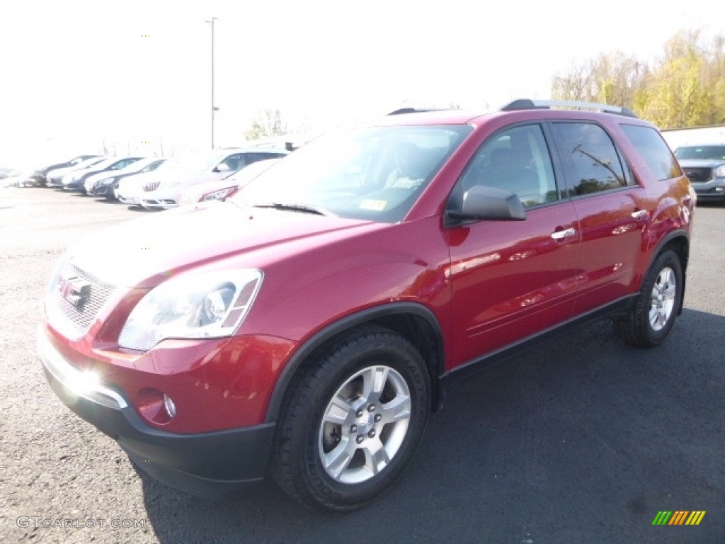 2012 Acadia SLE AWD - Crystal Red Tintcoat / Ebony photo #12