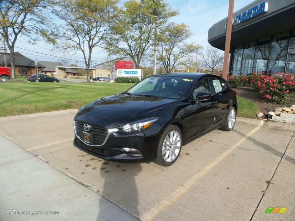 Jet Black Mica 2017 Mazda MAZDA3 Touring 5 Door Exterior Photo #116756152