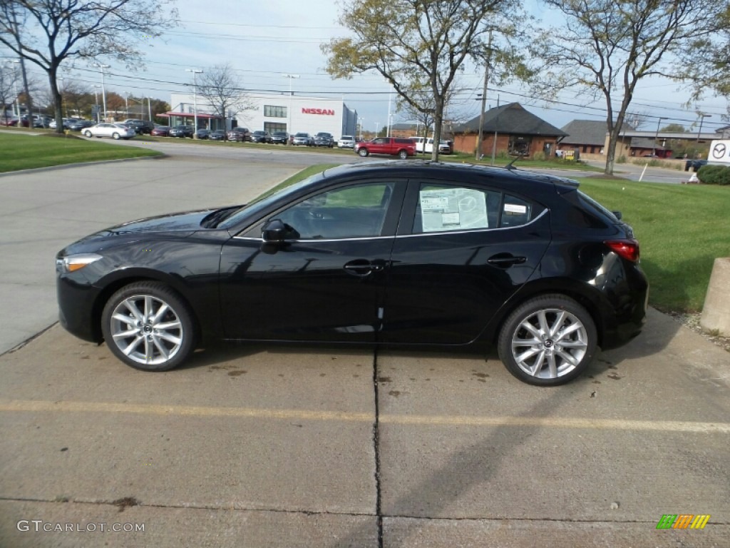Jet Black Mica 2017 Mazda MAZDA3 Touring 5 Door Exterior Photo #116756170
