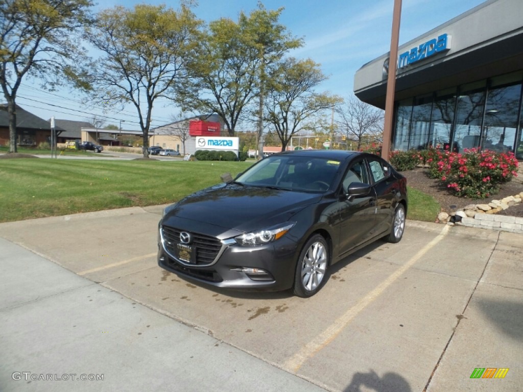 2017 MAZDA3 Touring 4 Door - Machine Gray Metallic / Black photo #1